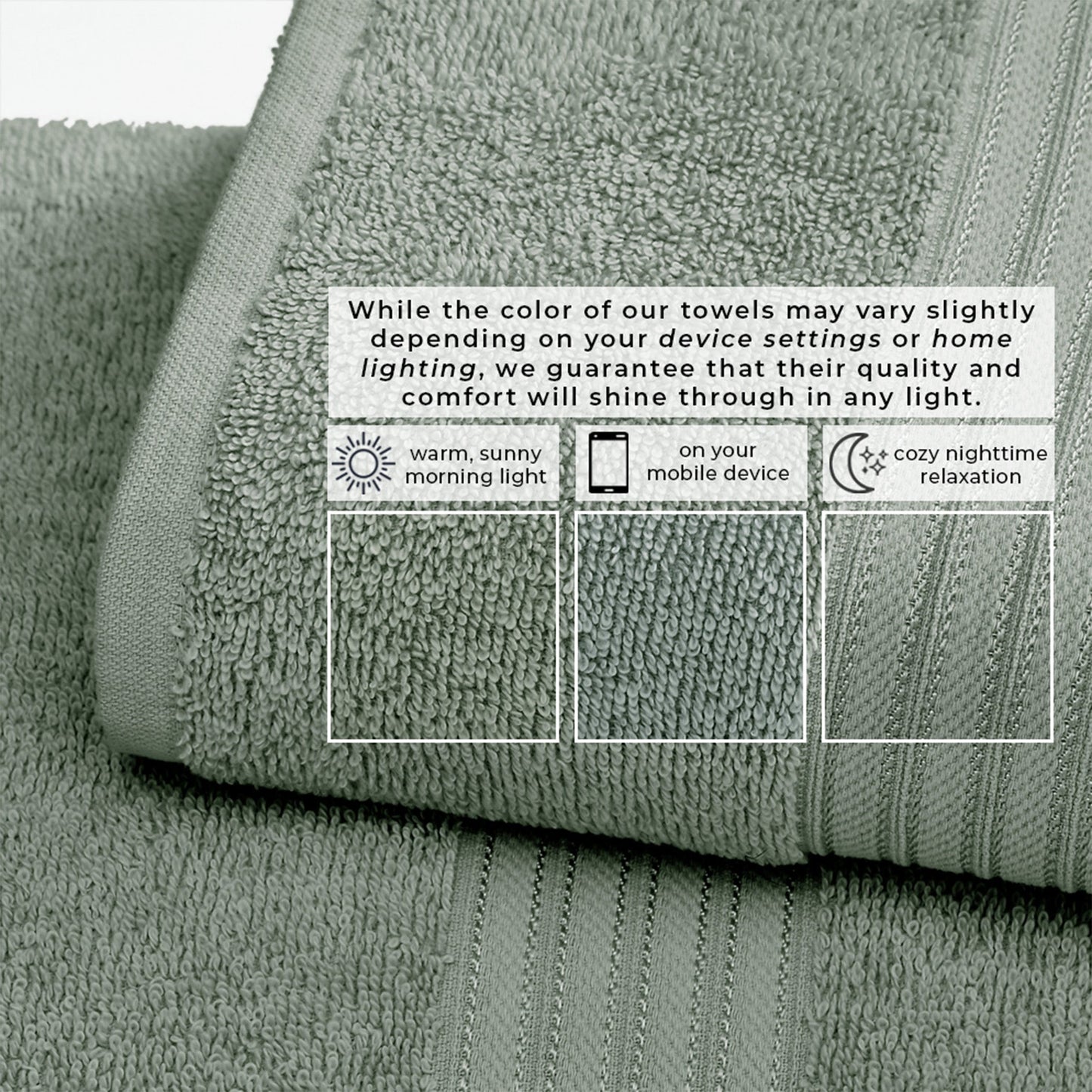 Cotton Terry Bath Towel Set - Cooper Collection