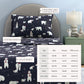 Turkish Cotton Christmas Flannel Sheet Set - Whittaker Collection