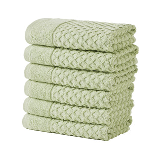 Cotton Diamond Waffle Weave Bath Towel Set - Grayson Collection