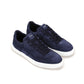 Tod's Men's Blue suede sneakers with padded T Size 6.5