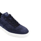 Tod's Men's Blue suede sneakers with padded T Size 6.5