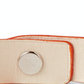 Homvare Women’s Orange Leather Bracelet Snap Closure