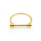 Homvare Women’s Stainless-Steel Flat Head Screw Shackle Bracelet Gold