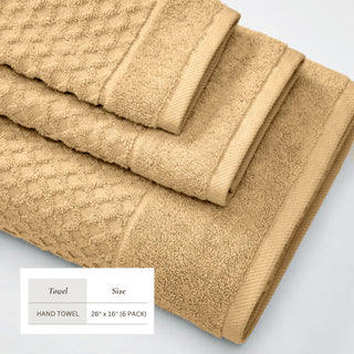 Cotton Diamond Waffle Weave Bath Towel Set - Grayson Collection