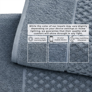 Cotton Diamond Waffle Weave Bath Towel Set - Grayson Collection