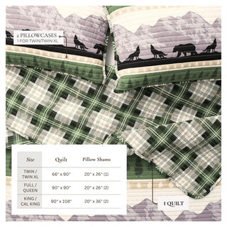 3-Piece Lodge Quilt - Salt Creek Collection