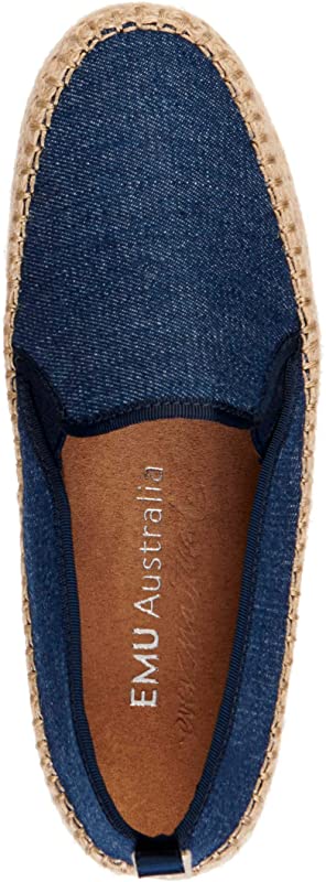 EMU Women's Gum Slip-On Flats Dark Denim