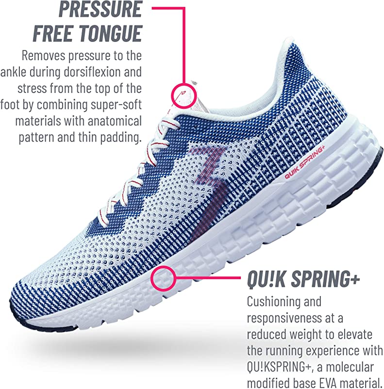 361 Degrees Men's Fierce Running Shoes Blue Size 8 D(M) US