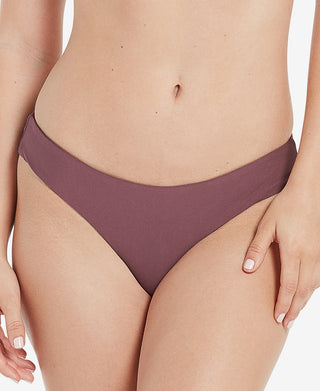 Volcom Junior's Simply Seamless Cheeky Bikini Bottoms Swimsuit Purple Size X-Large