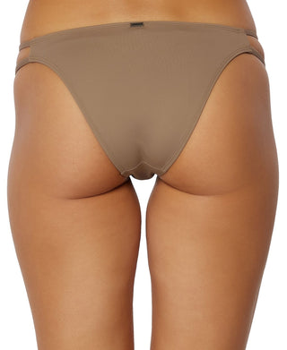 O'Neill Junior's Saltwater Solids Cardiff Bikini Bottoms Swimsuit Brown Size X-Small