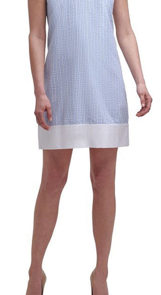 Harper Rose Women's Stretch Striped Above The Knee Shift Dress Blue Size 4