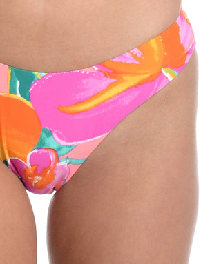 La Blanca Women's Isla Scoop Bikini Bottoms Orange