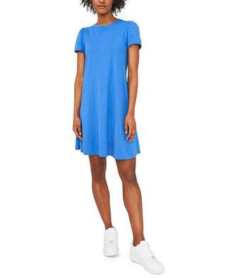 Riley & Rae Women's Puff Sleeve Dress Blue Size Large