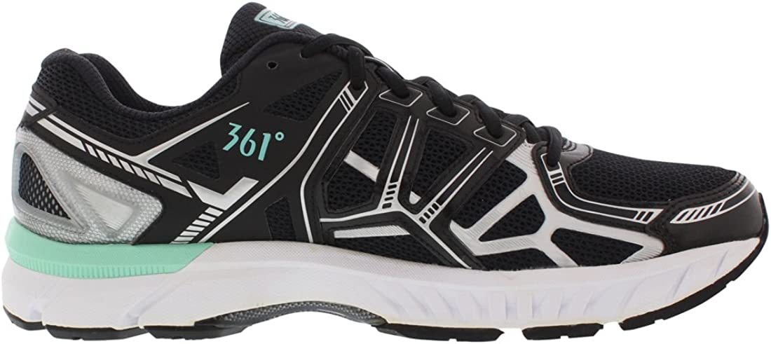 361 Degrees Women's Spire Running Shoes Black/Silver/Aruba