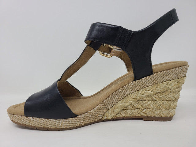 Gabor Women's Karen Wedge Sandel Black
