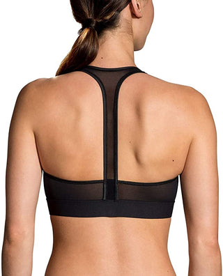 Brooks Women's FastForward Zip Sports Bra Black