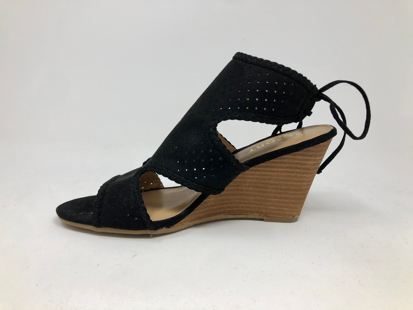 Report Women's Serina Heeled Sandals Black Size 10 B(M) US