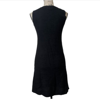 Maison Jules Women's Sleeveless Sweater Dress Black Size Small
