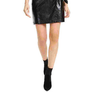 Leyden Women's Mini Pencil Party Skirt Black Size Large
