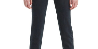 Levi's Women's 724 Raw Hem CroPetite Petiteed Straight Leg Jeans Blue Size 31