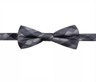 Ryan Seacrest Distinction Men's Monte Silk Checkered Bow Tie Purple One Size