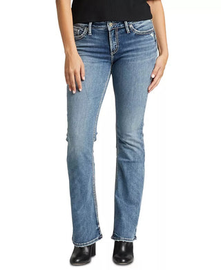 Silver Jeans Co. Women's Elyse Bootcut Jeans Blue Size 24