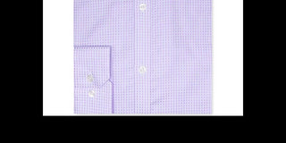 Ryan Seacrest Men's Printed Slim Fit Soft Cotton Dress Shirt White Size 18X34X35