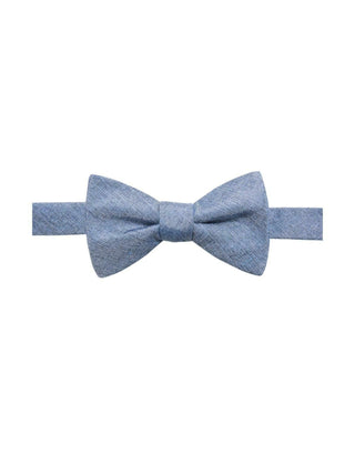 Ryan Seacrest Men's Light Blue Textured Bow Tie Blue One Size