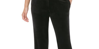 Calvin Klein Women's Velvet Pants Black Size 4