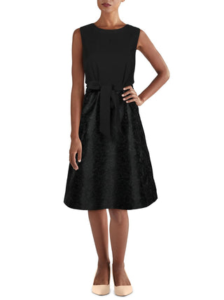 Ralph Lauren Women's a Line Floral Dress Black Size 4 Petite