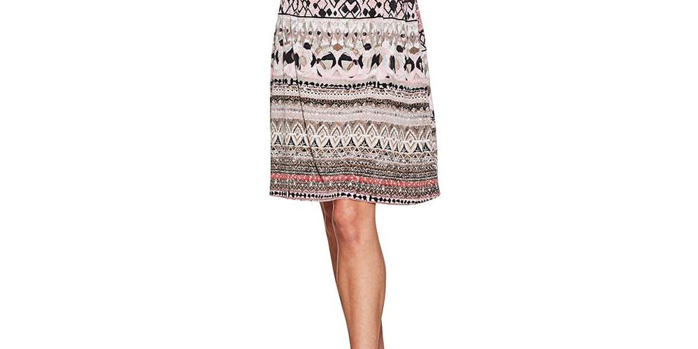 Connected Apparel Women's Sleeveless Tribal a Line Dress Pink Size 8P –  Steals