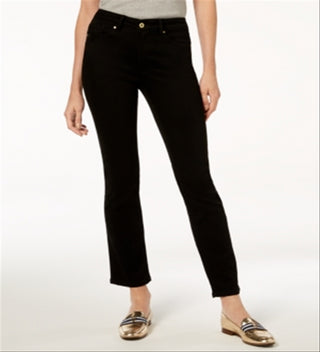 Tommy Hilfiger Women's Straight Leg Jeans Black Size 4