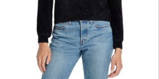 Weatherproof Vintage Women's Pullover Eyelash Sweater Black Size XS