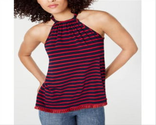 Trina Turk Humboldt 2 Top Red Size M