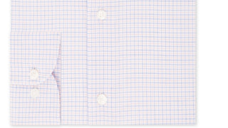 Tommy Hilfiger Men's Woven Checkered Button-Down Shirt Bright Blue Size 17X34-35