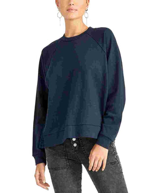 Rachel Roy Women's Moana Sweatshirt  Navy Size X-Small