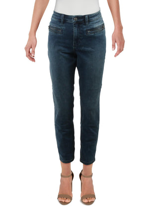 Free People Women's Denim Low Rise Skinny Jeans Blue Size 24