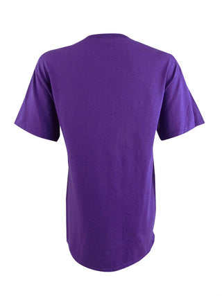 Freeze 24-7 Junior's Graphic Print Cotton T-Shirt Purple Size Small
