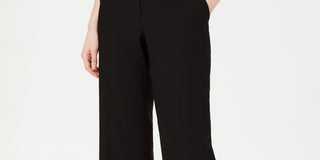 Calvin Klein Women's Curvy Cropped Pants Black Size 4