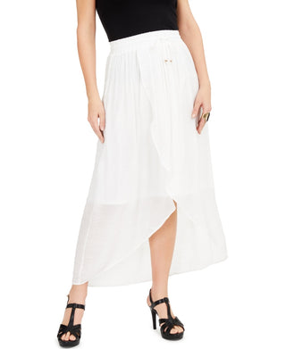 Thalia Sodi Women's Wrap Midi Skirt White Size XX-Large