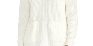 Rachel Roy Women's Knit V Neck Sweater White Size XX-Large