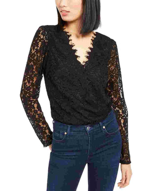 Leyden Women's Lace Bodysuit Black Size X-Small