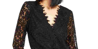 Leyden Women's Lace Bodysuit Black Size X-Small