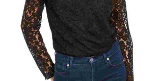 Leyden Women's Lace Bodysuit Black Size X-Small