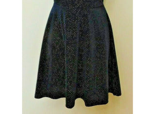 Rosie Harlow Women's Embellished Sleeveless Halter Short Fit  Flare Dress Navy Size XX-Large