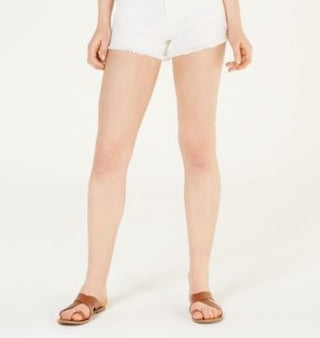 Celebrity Pink Junior's High Rise Mom Denim Shorts White Size 11