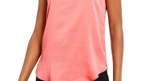 Bar III Women's Woven Camisole Pink Size XX-Small