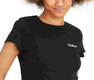 Dickies Women's Baby Logo T-Shirt Black Size Large