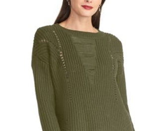 Rachel Rachel Roy Women's Textured Sweater Green Size Small
