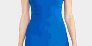 Rachel Roy Women's Cutout Sweater Dress Navy Size Medium